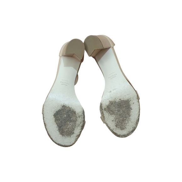 Nearly Nude Stuart Weitzman heels Size 7M - Picture 10 of 11